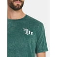 thumbnail image 4 of Miller Lite Men's and Big Men's St. Patrick's Day Front Back Graphic Tee, Sizes XS-5XL, 4 of 5