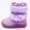 Purple, variant on Babysbule Girls Shoes Toddler Snow Boots For Boys Girls Kids Outdoor Shoes Non Slip Booties With Side Zipper