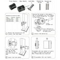 thumbnail image 3 of Knob 5 in 1 Unlock Smart Door Lock Keyless Entry Biometric Door Knob with Keypad BT for Tuya App Remote Control Password Fingerprint Door Lock with IC Card Mechanical Key for Home, 3 of 7