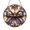 Stained Glass 5.9 Inch, variant on Stained Glass Ribbon Bow Window Panel Decorative Glass Art Featuring Layered Bow Design