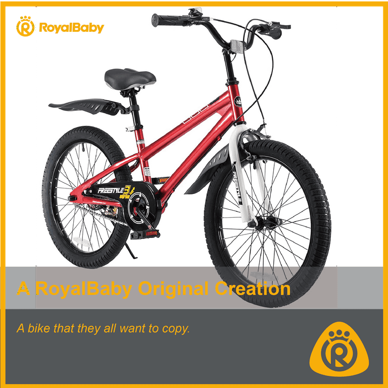 Royalbaby Freestyle Kids Bike 12 14 16 18 20 Inch Bicycle for Boys Girls Ages 3 12 Years Multiple Color Options
