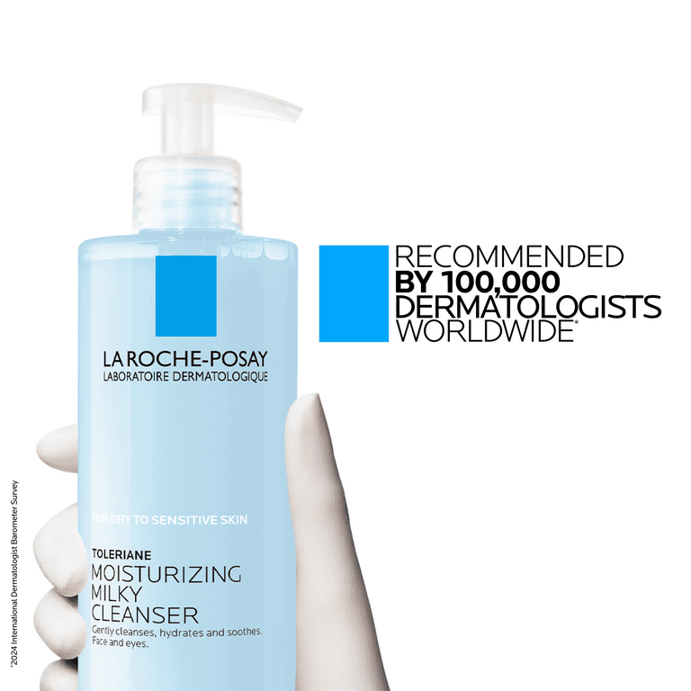 La Roche-Posay Toleriane Moisturizing Milky Facial Cleanser, 13.5