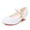 White, variant on Viluyesy Girls Dress Shoes Princess High Heels Sequin Performance Pageant Party Wedding Flower Girl Crystal Pumps Kids Formal Footwear Purple Size 12 M