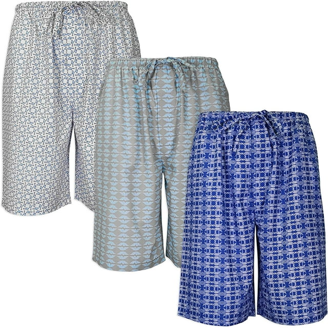 AMERICAN HEAVEN Men's Woven Jam Pajama Shorts Lounge & Sleep PJ