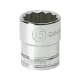 thumbnail image 2 of GearWrench 80491 3/8" Drive 12 Point Standard Socket - 15mm, 2 of 3