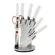 thumbnail image 1 of Juego De Cuchillos De Acero Inoxidable 8 Piezas Blanco, 1 of 6