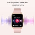 thumbnail image 4 of Reloj inteligente para mujer, resistente al agua, reloj de fitness de 1,85" con respuesta y realización de llamadas, control del ritmo cardíaco, contador de pasos, seguimiento del sueño,, 4 of 5