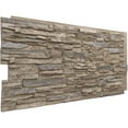 thumbnail image 2 of NewStone Canyon Ridge Faux Stone Panel, 45 3/4"W x 24 1/2"H x 1 1/4"D, Rockwall Color, 2 of 9
