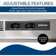 thumbnail image 6 of Broan-NuTone 36” Ductless Range Hood Insert, 75W Incandescent Light, 3000K, 6 of 7