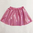 thumbnail image 4 of YUELONGHU Girls Fashion Dresses Flower Girl Dress 2T Boho Kids Holiday Party Colour Blocking Tutu Carnival Dance Performance Skirt Poncho Cheerleader Sequin Pleated Skirt S, 4 of 4
