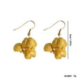 thumbnail image 3 of YYKihy Fun Food Popcorn Earrings Diy Earrings Jewelry Funny Personality Small Earrings Women Gift, 3 of 7