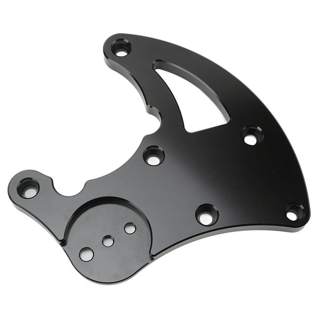 High Mount AC Bracket, High Mount AC Bracket High Stability AC Compressor Bracket Kit Replacement for LS LS1 LS2 LS3 LS6 Vortec Truck LQBlack