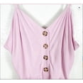 thumbnail image 2 of Good Luck Gem Linen Midi Dress Baby Pink Button Front Size Large, 2 of 2