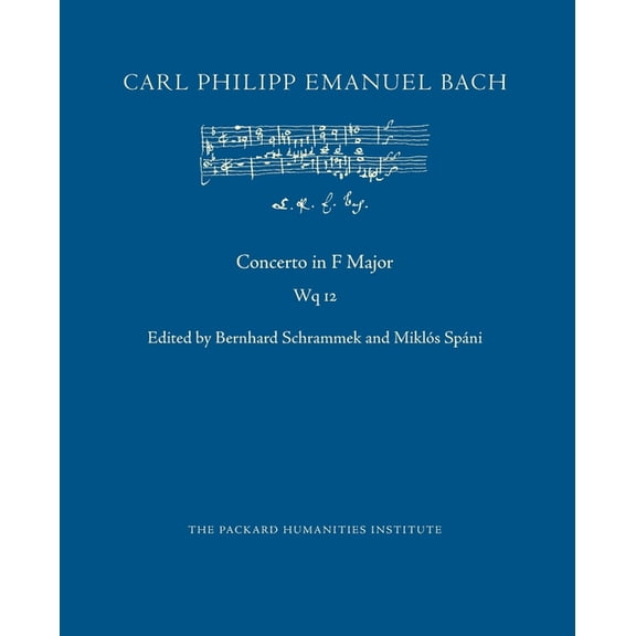 Cpeb: Cw Offprints Concerto in F Major, Wq 12, Book 94, (Paperback)