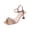 Gold, variant on Fiaer Women's Rhinestone Shiny High Heels Backless Open Toe Summer Sandals for Party Club Prom Silver 9.5