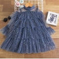 thumbnail image 2 of Vestido para niñas de 2 a 8 meses con lazo grande, elegante vestido de princesa para fiesta de bodas, regalo de cumpleaños para niños, vestidos de Navidad, 2 of 5