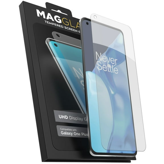 Magglass OnePlus 9 Screen Protector Tempered Glass - Anti Bubble UHD Full Coverage Display Guard (Case Compatible)
