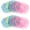 12pcs, variant on 6 Pcs Shower Caps, Waterproof Bath Caps Plastic Disposable Shower Caps Elastic Band Bath Hair Caps for Women Kids