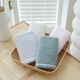 thumbnail image 4 of Nvzi 4 toallas de algodón gris para baño, 34x74 cm, de algodón puro, ultra absorbentes y suaves para uso diario, ideales como paños para el cuerpo y la cara., 4 of 5