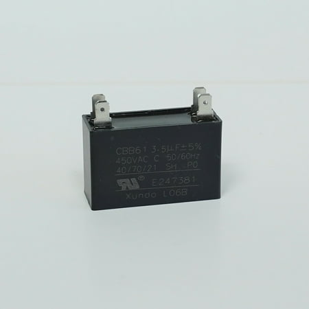 

Supco RC3.5X450 Supco RC3.5X450 Run Capacitor 3.5 MFD 450 Volts Mini-Split AC Air Conditioner