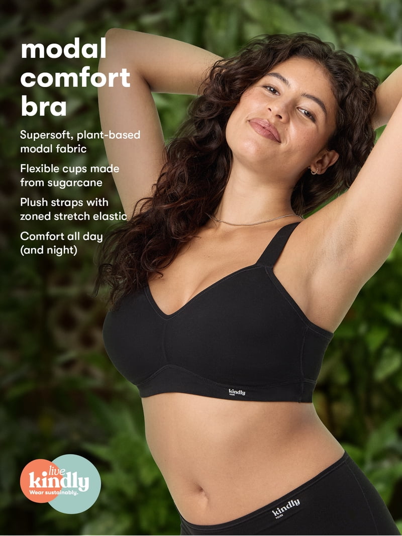 Kindly Yours Women's Comfort Modal Lounge Pullover Bra, Sizes S to