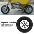 thumbnail image 4 of 12.5x2.75 Rear Wheel Rim Tire Assembly, Rubber Enhanced Grip Dirt Bike Rear Wheel Rim Tire Assembly  for 2 Stroke 47cc 49cc Pocket Bike, 4 of 7