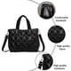 thumbnail image 3 of Bolso de mano acolchado para mujer, bolso de compras, bolso hobo suave e impermeable, bolsos de hombro ligeros para el trabajo, entrenamiento, 3 of 6