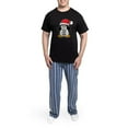 thumbnail image 5 of CafePress - Cute Christmas Penguin Ho Ho Ho Men's Dark Pajamas - Men's Dark Loose Fit Cotton Pajama Set, 5 of 7