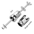 thumbnail image 4 of Removedor de bicicleta, instalador de cuerpo de buje, llave de tubo ranurada, herramienta de reparación para quitar buje de bicicleta, herramienta de reparación con funda, 4 of 5