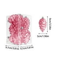 thumbnail image 3 of OAVQHLG3B Christmas Pinecone Ball Ornaments 8Pcs Shatterproof Plastic Decorative Christmas Pine Cone Ornaments Hanging Xmas Tree Baubles Glittering Decorations, 3 of 6