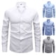 thumbnail image 5 of Ceisia Men Casual Fashion Denim Lapel Button Gift Long Sleeve Pocket Shirt Jacket, 5 of 6