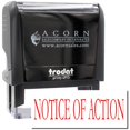 thumbnail image 1 of Large Self-Inking Notice Of Action Stamp, Trodat Printy 4913, Press and Print Stamping, Impression Size 7/8" x 2-1/4", Up to 10,000 Impressions - Red Ink, 1 of 10