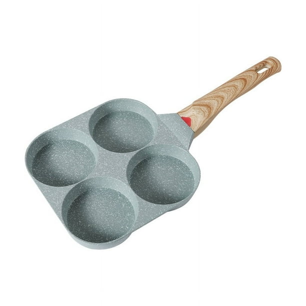 UTENSILIOS DE COCINA DE PIEDRA Saludable Sartén para Huevos Sartén Antiadherente Para Cocinar Huevos, 4 Tazas Sartén de Silicona de Aleación de Aluminio Saludable Para Desayuno