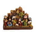 thumbnail image 1 of GUOOL Lighted Christmas Nativity Scene Miniature Xmas Gift Handmade Religious Birth of, 1 of 9