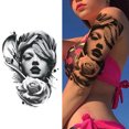 thumbnail image 3 of 8 Piezas Tatuaje Corporal Pegatina Impermeable 3D Cgtredaw, 3 of 9