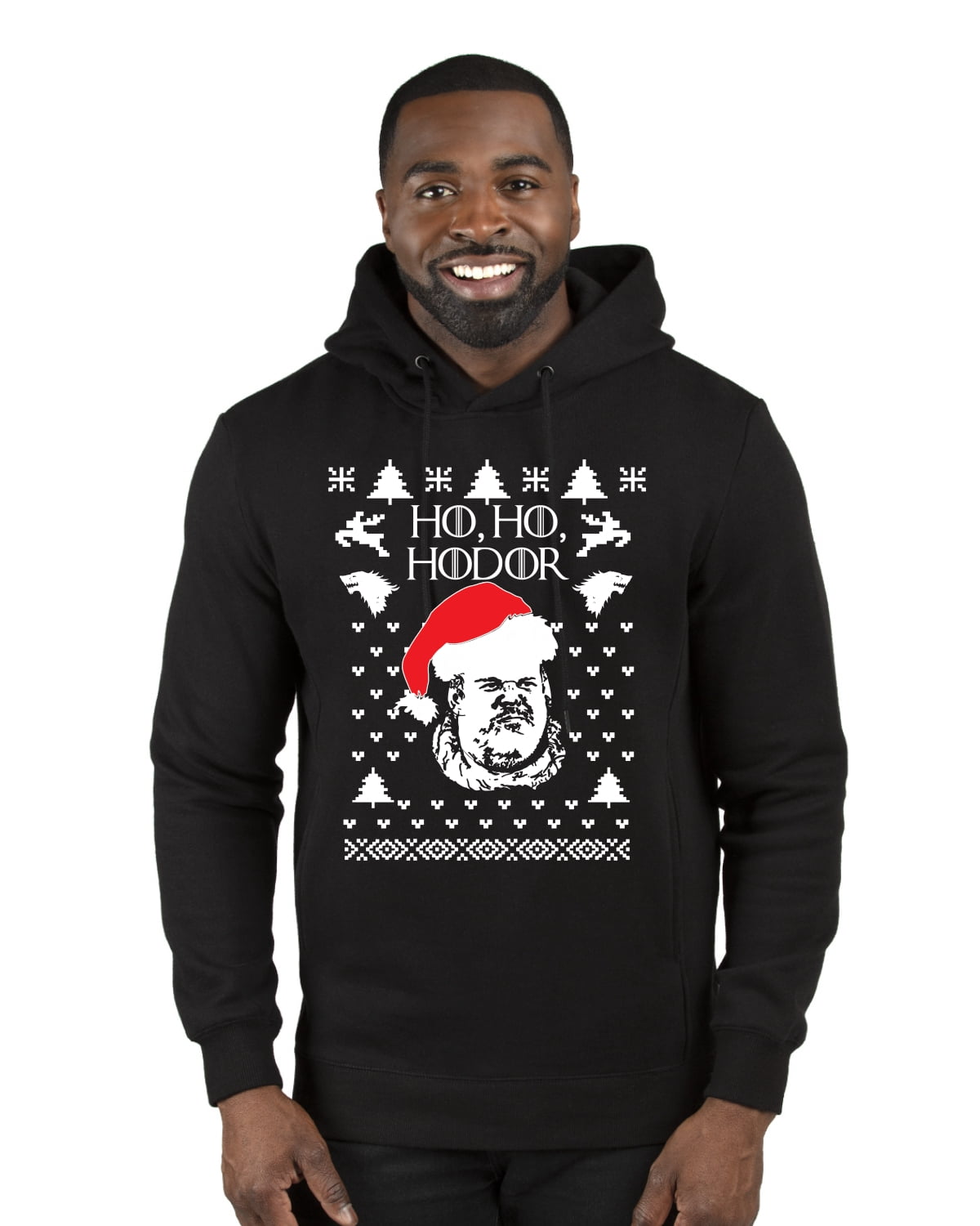 HO HO HO Hodor Game of Thrones New Ugly Christmas Sweater Unisex Sweatshirt