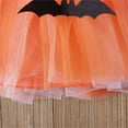 thumbnail image 3 of EnJoCho Toddler Halloween Outfits Baby Girls Cute Pumpkin Halloween Bat Princess Tutu Dress Tulle Dresses Clothes Cute Baby Girl Halloween Party Dresses, 3 of 4