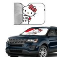 thumbnail image 4 of Windshield Sun Shade Foldable Car Front Window Sunshade For Car Suv Trucks Vans - Best Heat Shield Blocker Visor Cover Blocks Uv Rays And Keeps Your Vehicle Cool-Small, 4 of 5