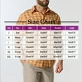 thumbnail image 3 of CYiJun Mens Casual Button Down Shirts Summer Casual Short Sleeve Wrinkle Free Classic Plaid Shirt with Pocket, 3 of 7