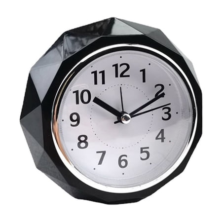 Yhmxh 4.5 Battery Operated Alarm Clock Antique Retro Analog Alarm Clock, Table Clock with Light, Silent Desk Clock Tableclock Decor for Living Room, Bedroom, Bedside, Shelf