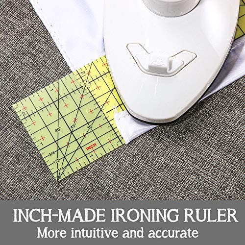 2021 New Inches Hot Ironing Measuring Ruler, Hot Hem Ruler Heat