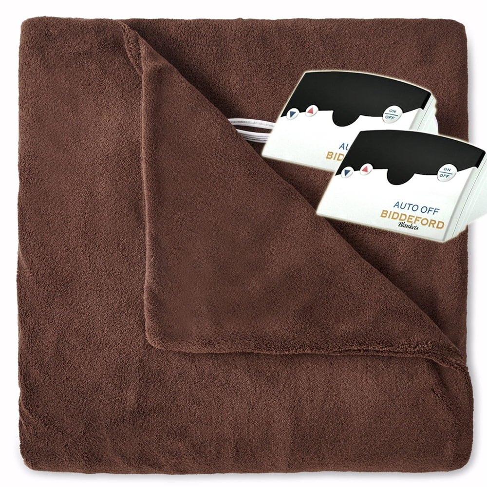 Electric Heated Blanket Biddeford Micro Plush Soft NEW  King Queen Full Twin tan