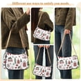 thumbnail image 4 of FORMRS Womens Shoulder Bag with Chain Strap Clutch Purse Cute Tote Handbag, Red Nordic Christmas, 4 of 7