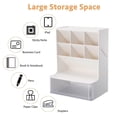 thumbnail image 3 of Multi-Functional Desk Organizer Pencil Holder Stationery, Large Marker Pen Organizer Storagewhitetransparent, 3 of 5