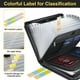 thumbnail image 5 of Carpeta de acordeón ignífuga con asa, bolsa para documentos A4, organizador de papel de examen, bolsa de almacenamiento, carrito con ruedas de metal, bolsa de almacenamiento plegable,, 5 of 7