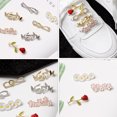 thumbnail image 2 of Shisuyan Shoe Charm Fasteners for Women in Assorted Color 7Pcs 2.8x0.8x0.2In, 2 of 8