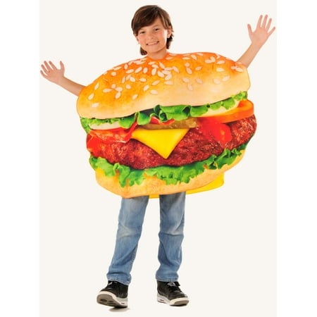 Photo Real Children's Cheeseburger Costume for Kids - Size 8-10