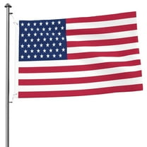 Audessy 5x3 Ft American Flag, Durable Embroidered Stars and Sewn Stripes Standard USA Flags with Brass Grommets, Nylon USA Flag for Indoor Outside Decoration