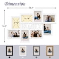 thumbnail image 5 of Holaura Family 8 Opening Picture Frames Collage Wall Decor for 4x6 Pictures White, 5 of 7