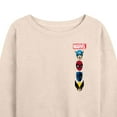thumbnail image 3 of Marvel - Logos - Women's French Terry Pullover Sweatshirt, 3 of 5